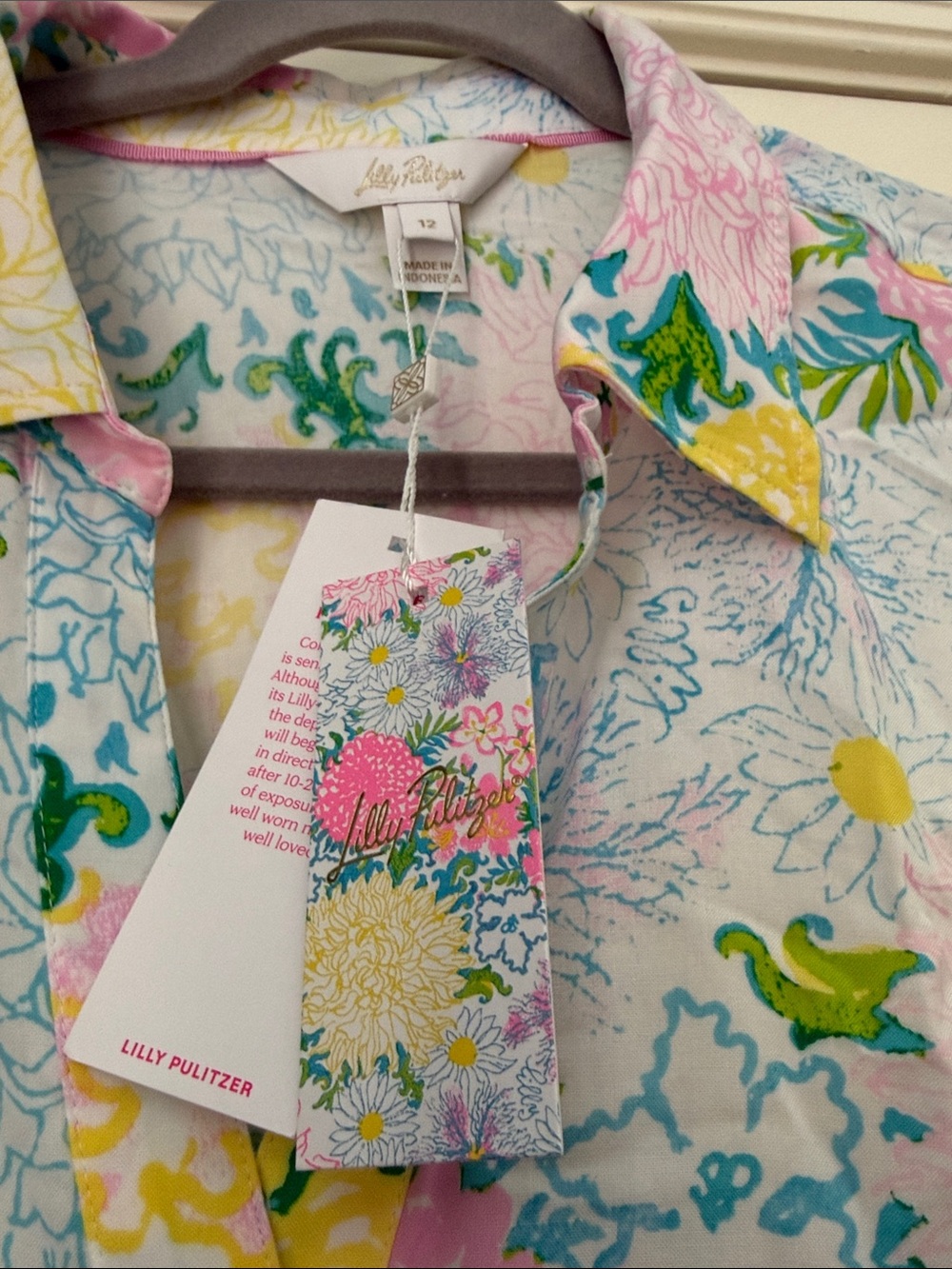 Lilly Pulitzer- Rayanna Tunic Shirtdress (Multi Lilly Garden) - Picture 2 of 7